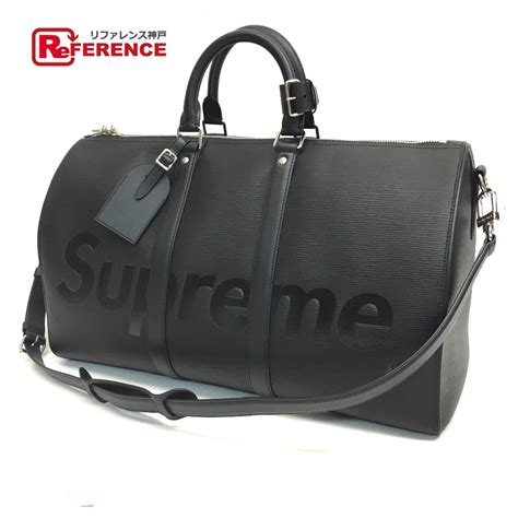 supreme lv duffle bag fake|is a supreme bag genuine.